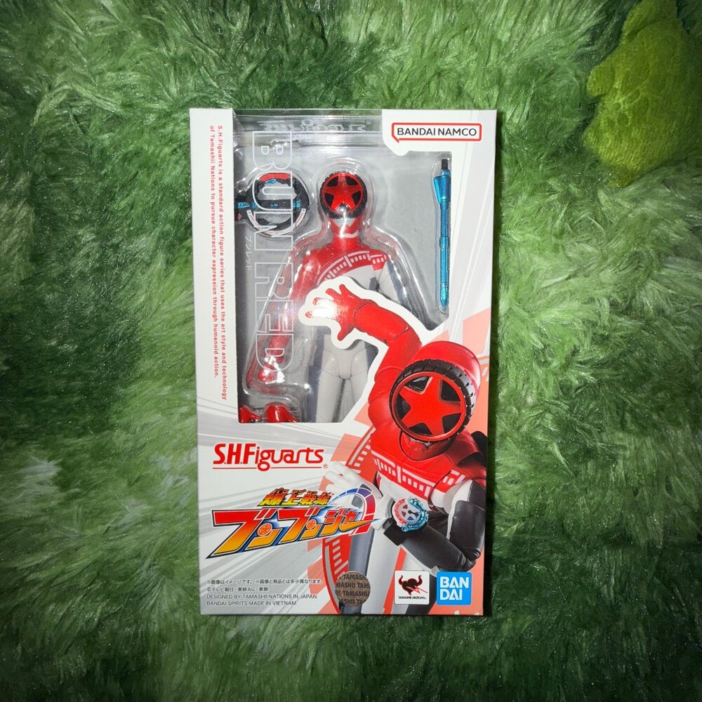 BRAND NEW Bakuage Sentai Boonboomger Bun Red SH Figuarts Bandai Tamashii Nations